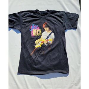 Jeff Beck Guitar Shop Concert T Shirt 1989